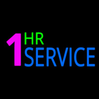1 Hr Service Neonkyltti