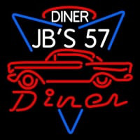 1957 Chevy JBS 57 Diner Neonkyltti