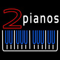 2 Pianos Neonkyltti