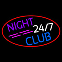 24 7 Night Club Neonkyltti