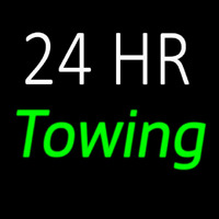 24 Hrs Green Towing Neonkyltti