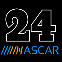 24 NASCAR Neonkyltti