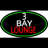 3 Bay Lounge Oval With Green Border Neonkyltti