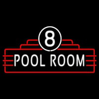 8 Pool Room Neonkyltti