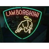 AUTO CAR LOGO Lamborghini Neonkyltti