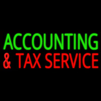 Accounting And Ta  Service Neonkyltti
