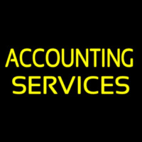 Accounting Service 3 Neonkyltti