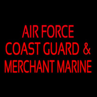 Air Force Coast Guard Merchant Marine Neonkyltti