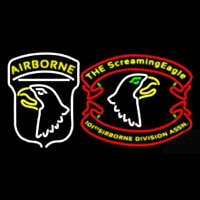 Airborne Division Screaming Eagle Neonkyltti