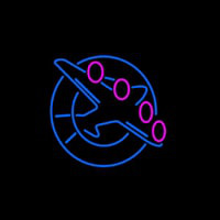 Airplane Real Neonkyltti