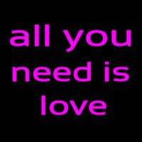 All You Need Is Love Neonkyltti