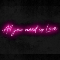 All you need is love Neonkyltti