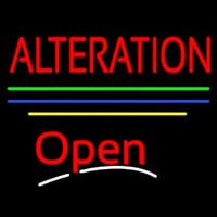 Alteration Open Yellow Line Neonkyltti