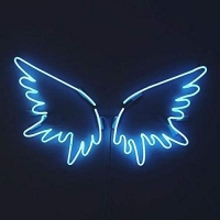 Angel Wings Neonkyltti