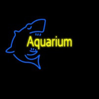 Aquarium With Shark Logo Neonkyltti