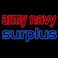 Army Navy Surplus Neonkyltti