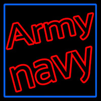 Army Navy With Blue Border Neonkyltti