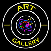 Art Gallery With Logo Neonkyltti
