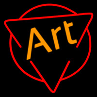 Art With Triangle Neonkyltti