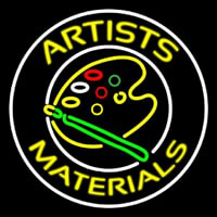 Artists Materials With Logo Neonkyltti