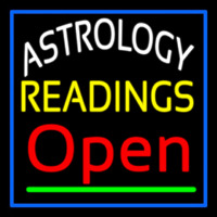 Astrology Readings Open And Blue Border Neonkyltti