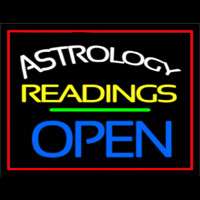 Astrology Readings Open Red Border Neonkyltti