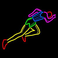 Athlete Running Neonkyltti
