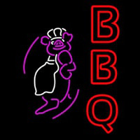 BBQ Pig Neonkyltti