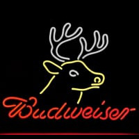 BUDWEISER BUSCH DEER Neonkyltti