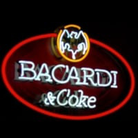 Bacardi And Coke Neon Sign Neonkyltti