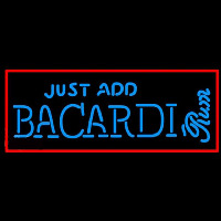Bacardi Just Add Rum Sign Neonkyltti