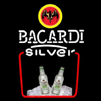 Bacardi Silver Rum Sign Neonkyltti
