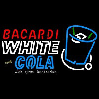 Bacardi White And Coke Rum Sign Neonkyltti