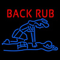 Back Rub With Logo Neonkyltti