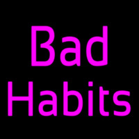 Bad Habits Neonkyltti