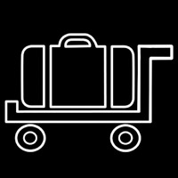 Baggage Cart Icon Neonkyltti