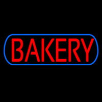 Bakery Blue Border Neonkyltti