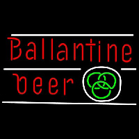 Ballantine Green Logo Beer Neonkyltti