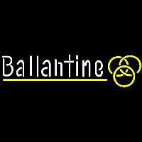 Ballantine Yellow Logo Beer Sign Neonkyltti