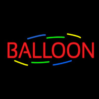Balloon Multicolored Deco Style Neonkyltti