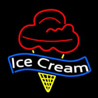 Banner Ice Cream Neonkyltti