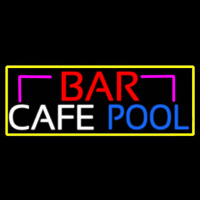 Bar Cafe Pool With Yellow Border Neonkyltti