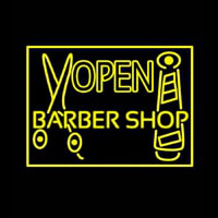 Barber Shop Open Neonkyltti