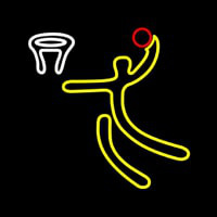 Basketball Player Play Neonkyltti
