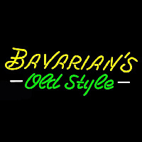 Bavarians Cursive Old Style Neon Sign Neonkyltti