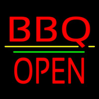 Bbq Block Open Green Line Neonkyltti