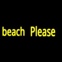 Beach Please Neonkyltti