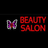 Beauty Salon With Butterfly Logo Neonkyltti