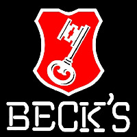 Beck Key Label Beer Sign Neonkyltti