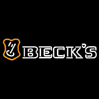 Beck Orange Border Key Label Beer Sign Neonkyltti